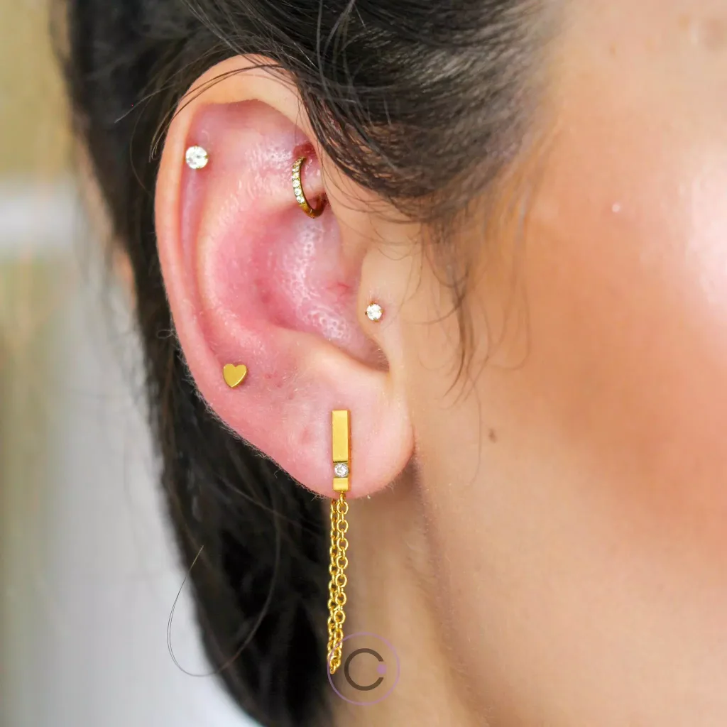 piercing orelha pequena combina com qual roupa