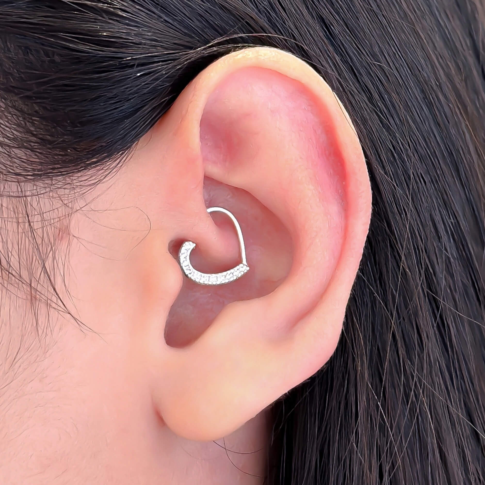 piercing prata hélix