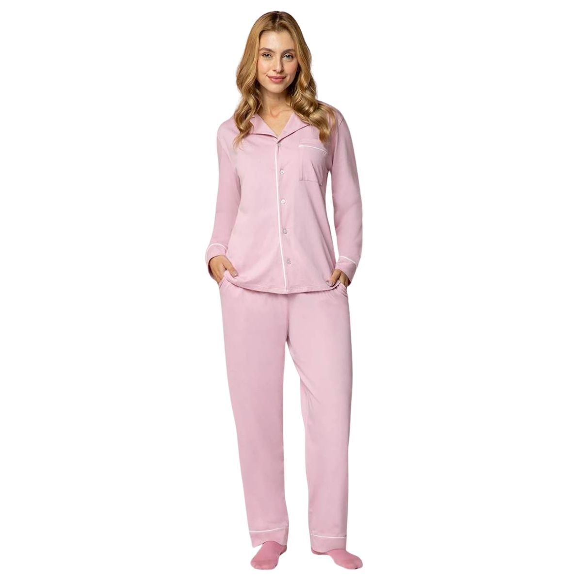 pijama de botões