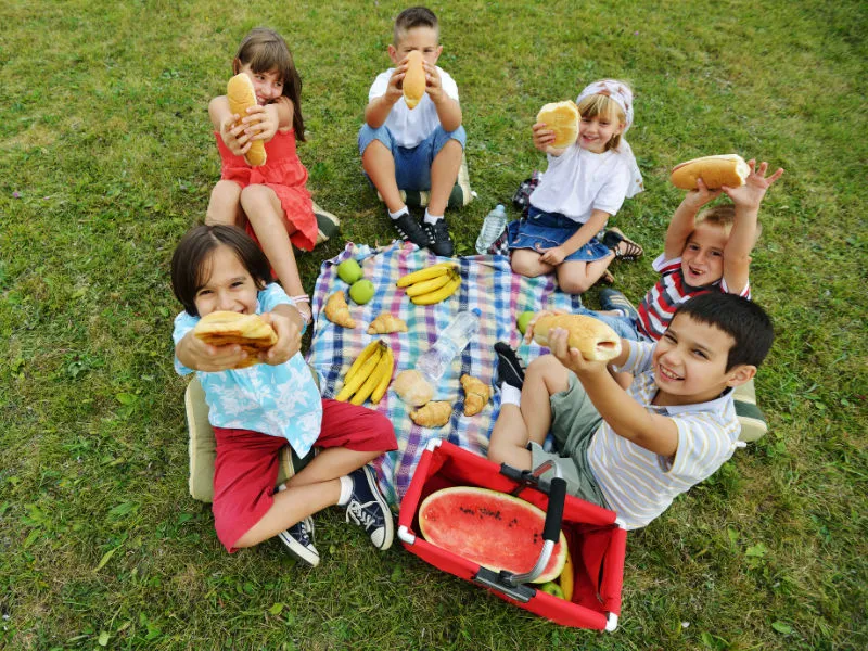 decoração piquenique infantil