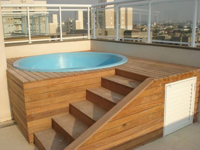 preço piscina de fibra com deck