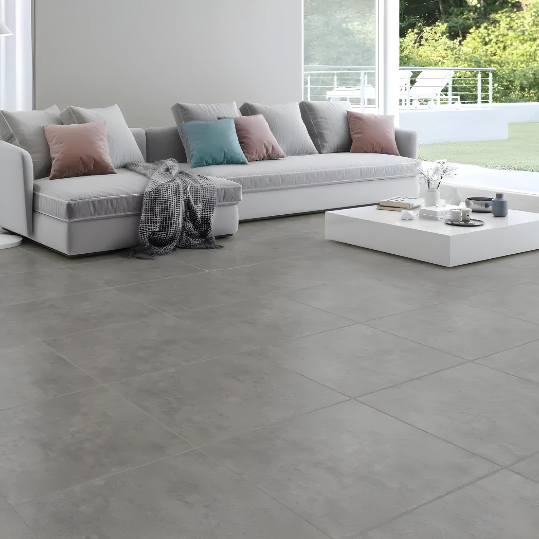 porcelanato cinza acetinado