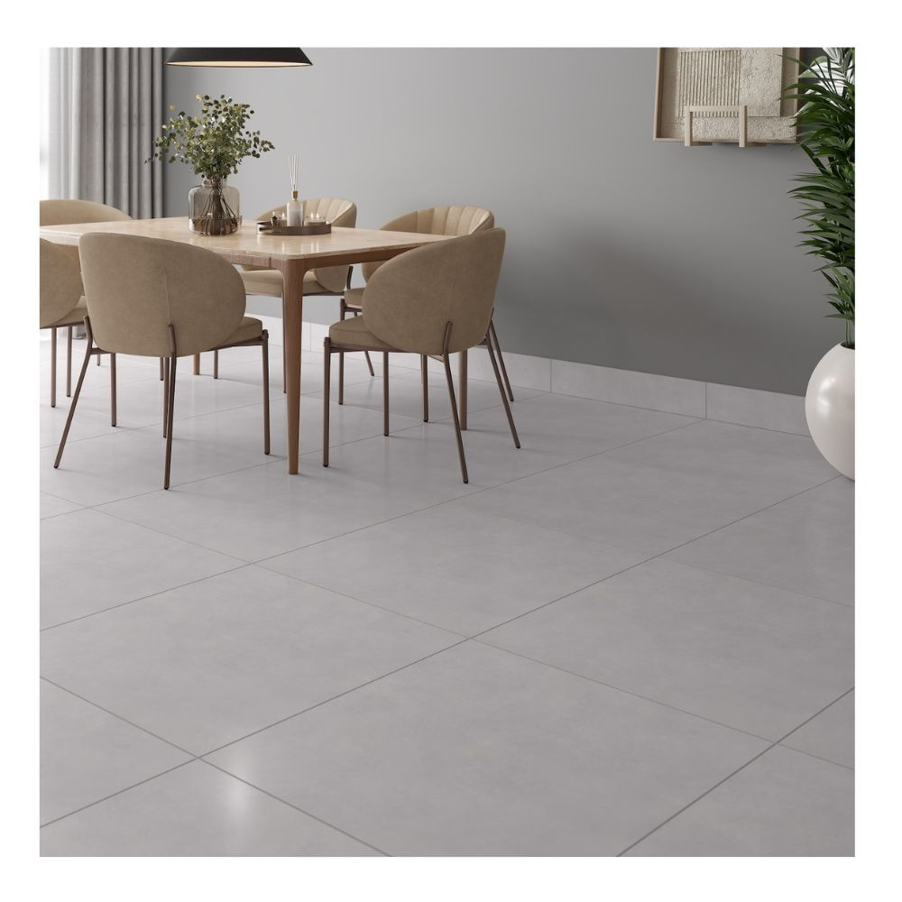 piso cinza para sala de estar