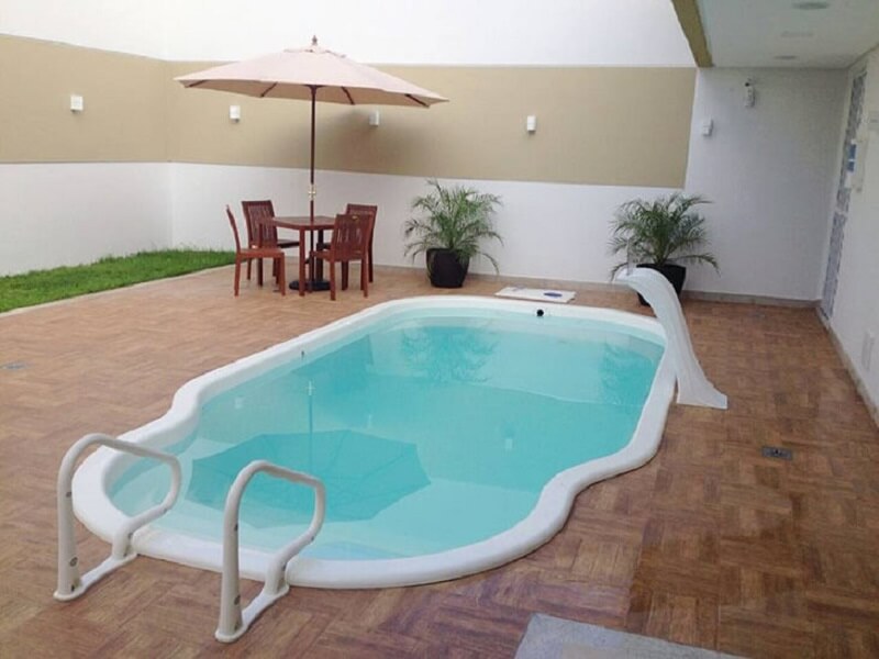 borda atérmica para piscina de fibra