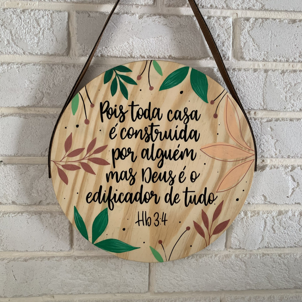 placa de madeira para sala