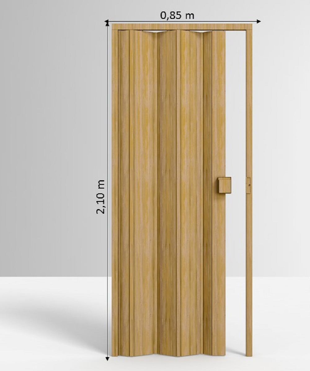 porta sanfonada para cozinha moderna