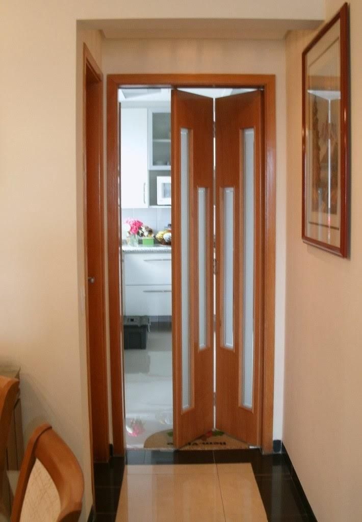 porta sanfonada com vidro moderna
