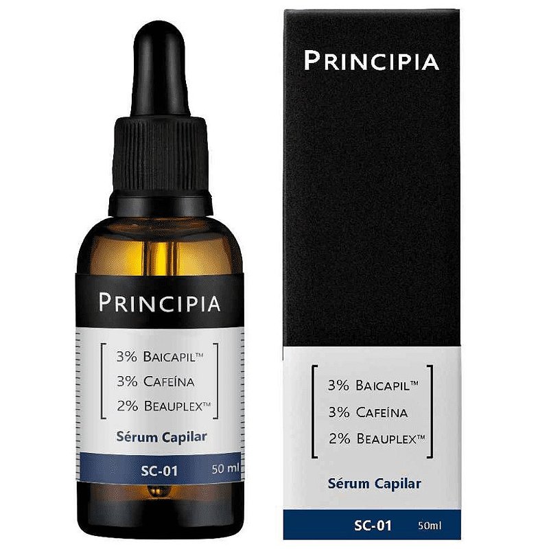 tônico capilar com cafeína principia