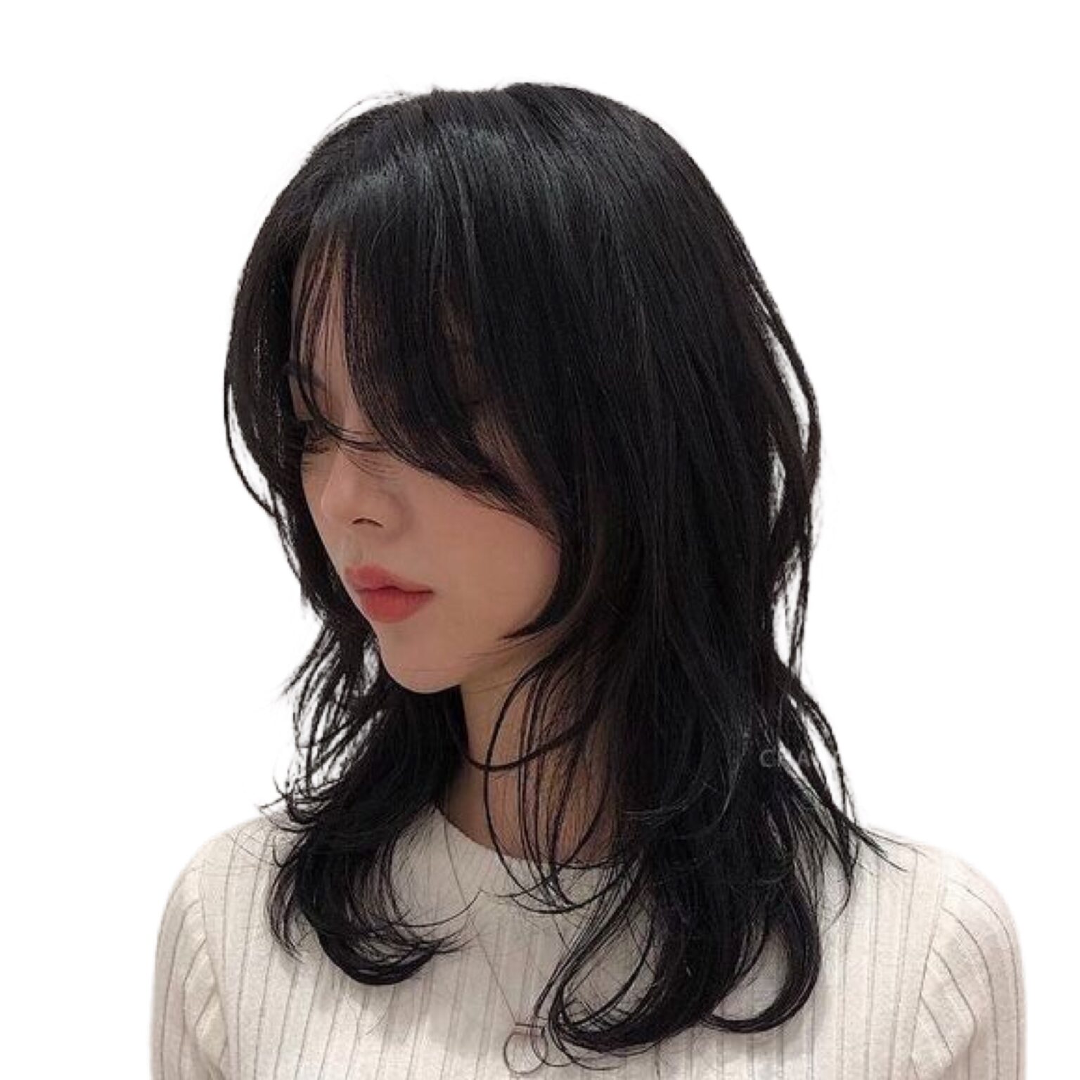 wolf cut cabelo cacheado produtos