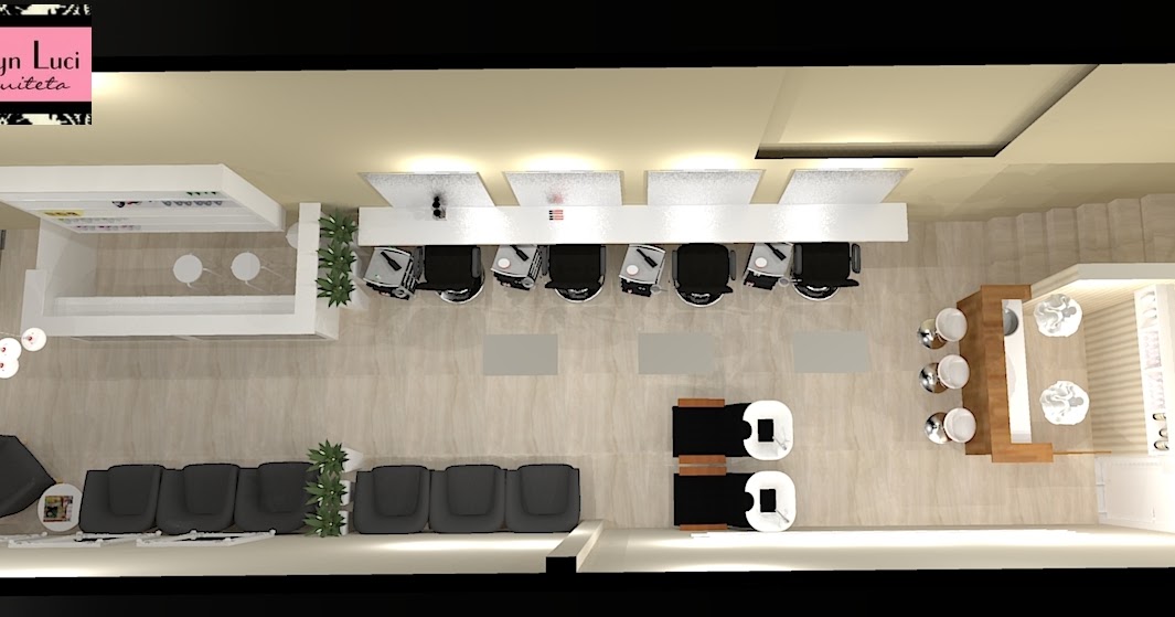 decoração de salão barata