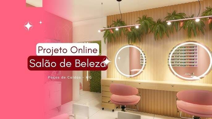 layout para salão de unha