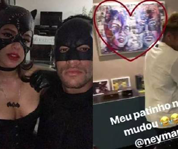 neymar tatuagem batman