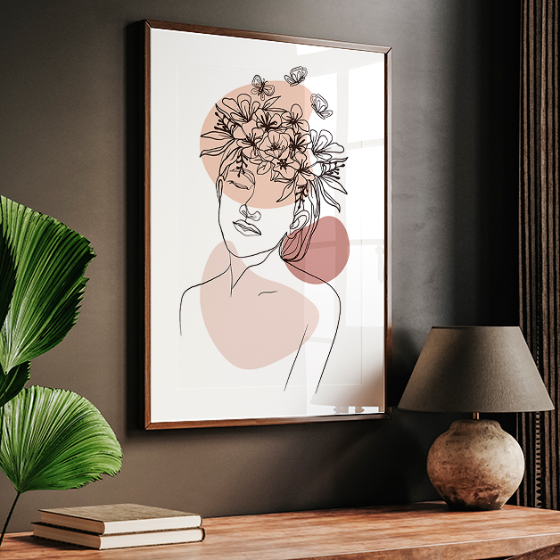 impressão UV em quadro