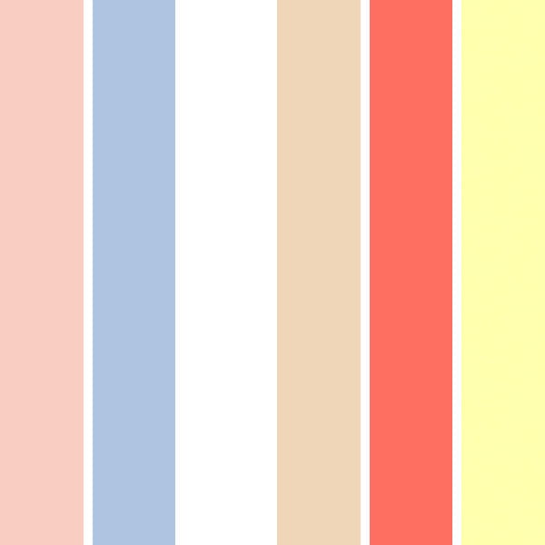 combinações de cores românticas