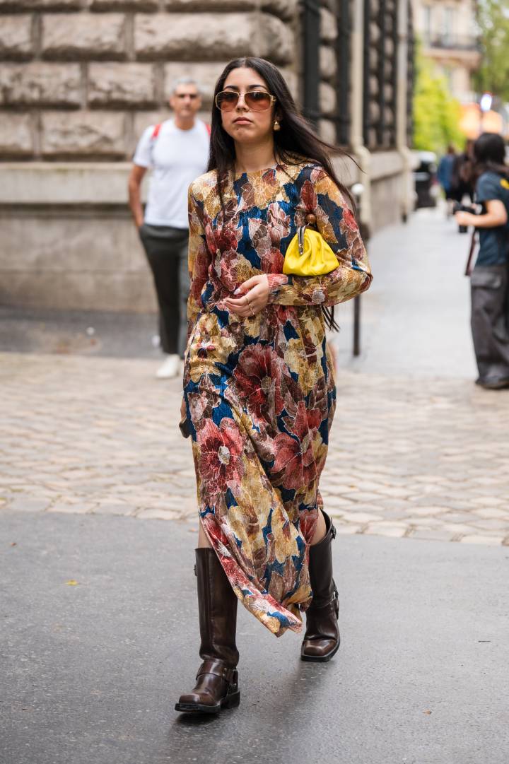 dicas de moda saia midi e bota