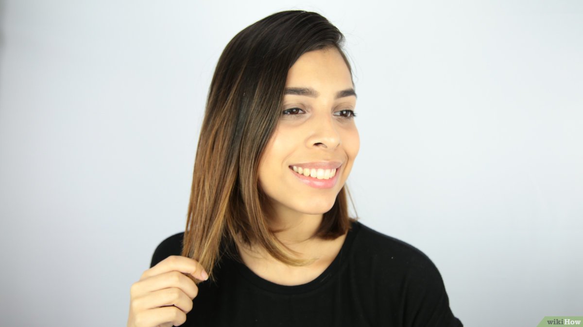 repartir cabelo liso qual lado