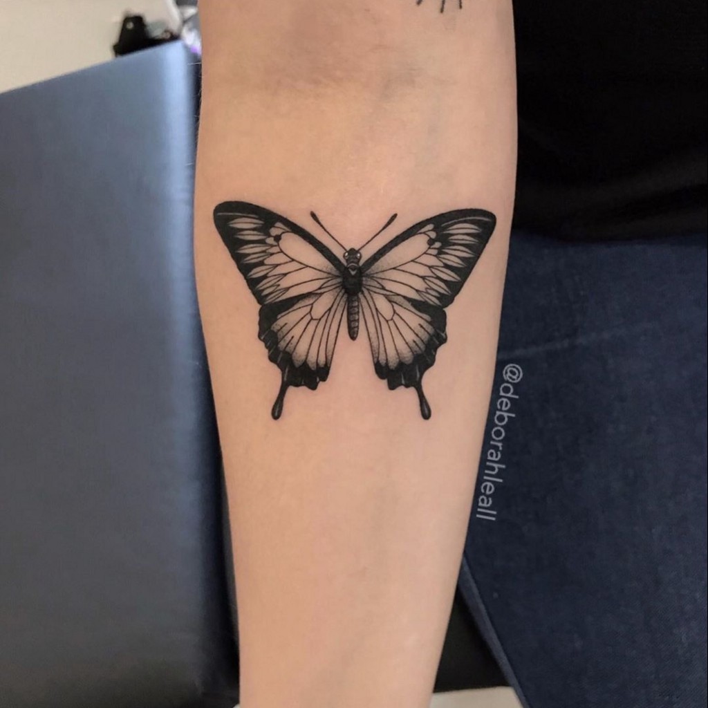 cores tatuagem borboleta braço significado