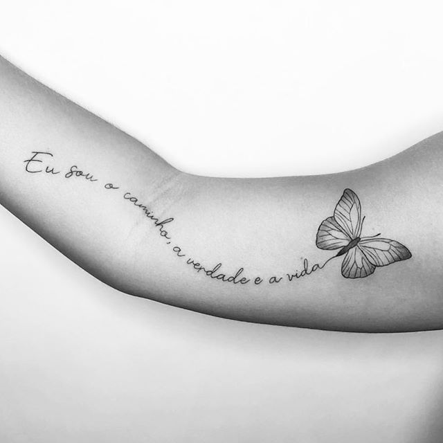 tatuagem borboleta significado espiritual braço