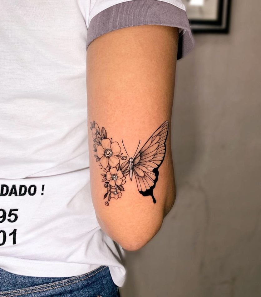 simbolismo tatuagem borboleta braço