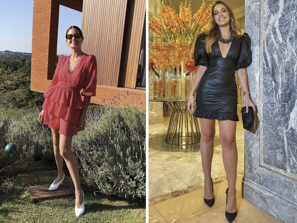 qual sapato usar com vestido curto de paetê
