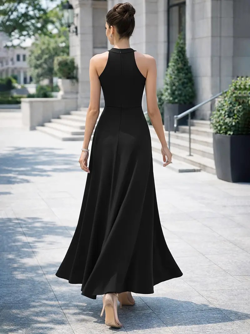 vestido longo para baixinhas