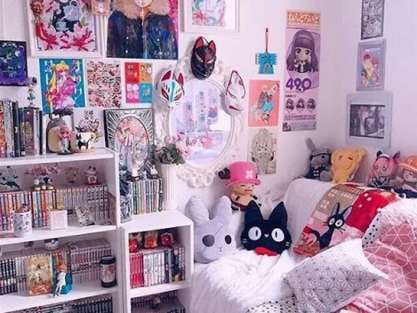 ideias quarto gamer anime