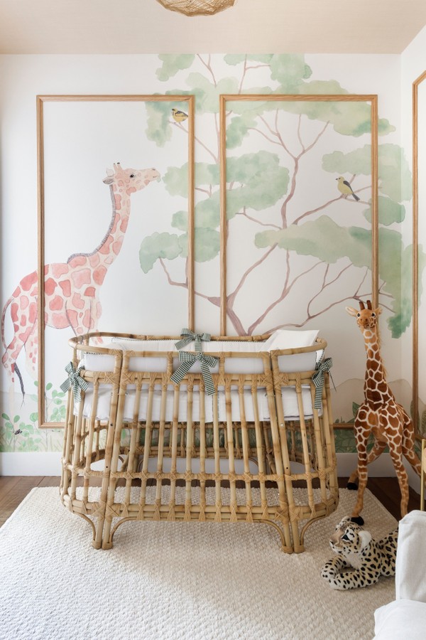 quarto de bebê tema selva