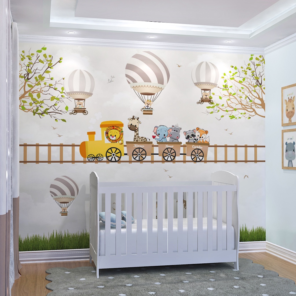 móveis quarto bebê tema natureza