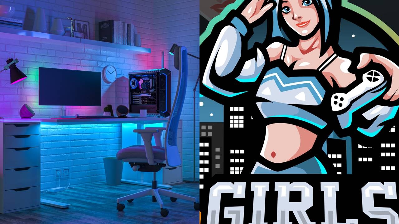 quarto gamer feminino 14
