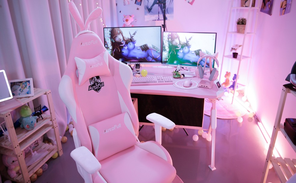 quarto gamer feminino 2