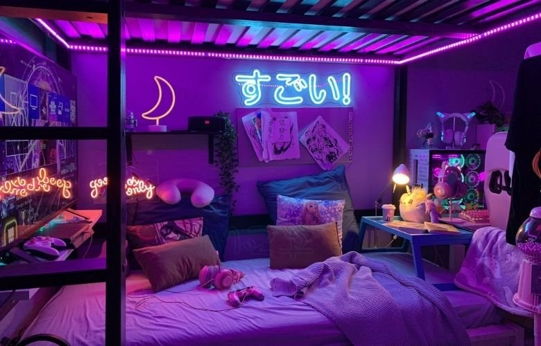 quarto gamer feminino 8