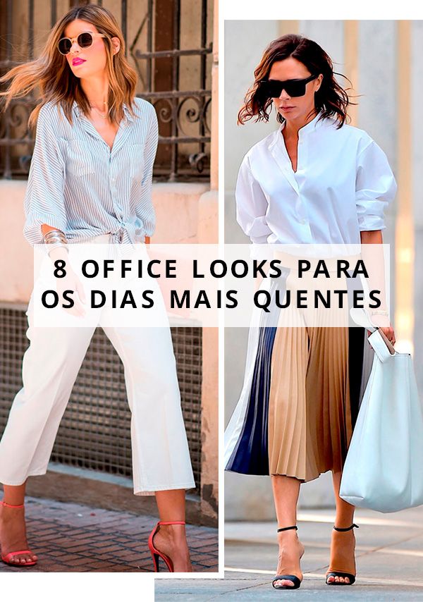 como se vestir elegante no calor trabalho