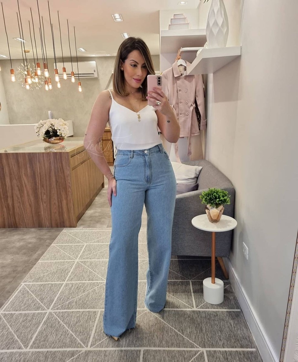 blusa para calça pantalona cintura alta