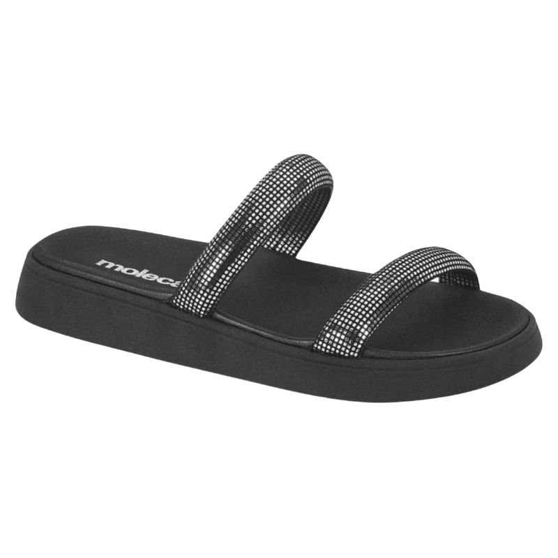 sandália rasteira flat duas tiras