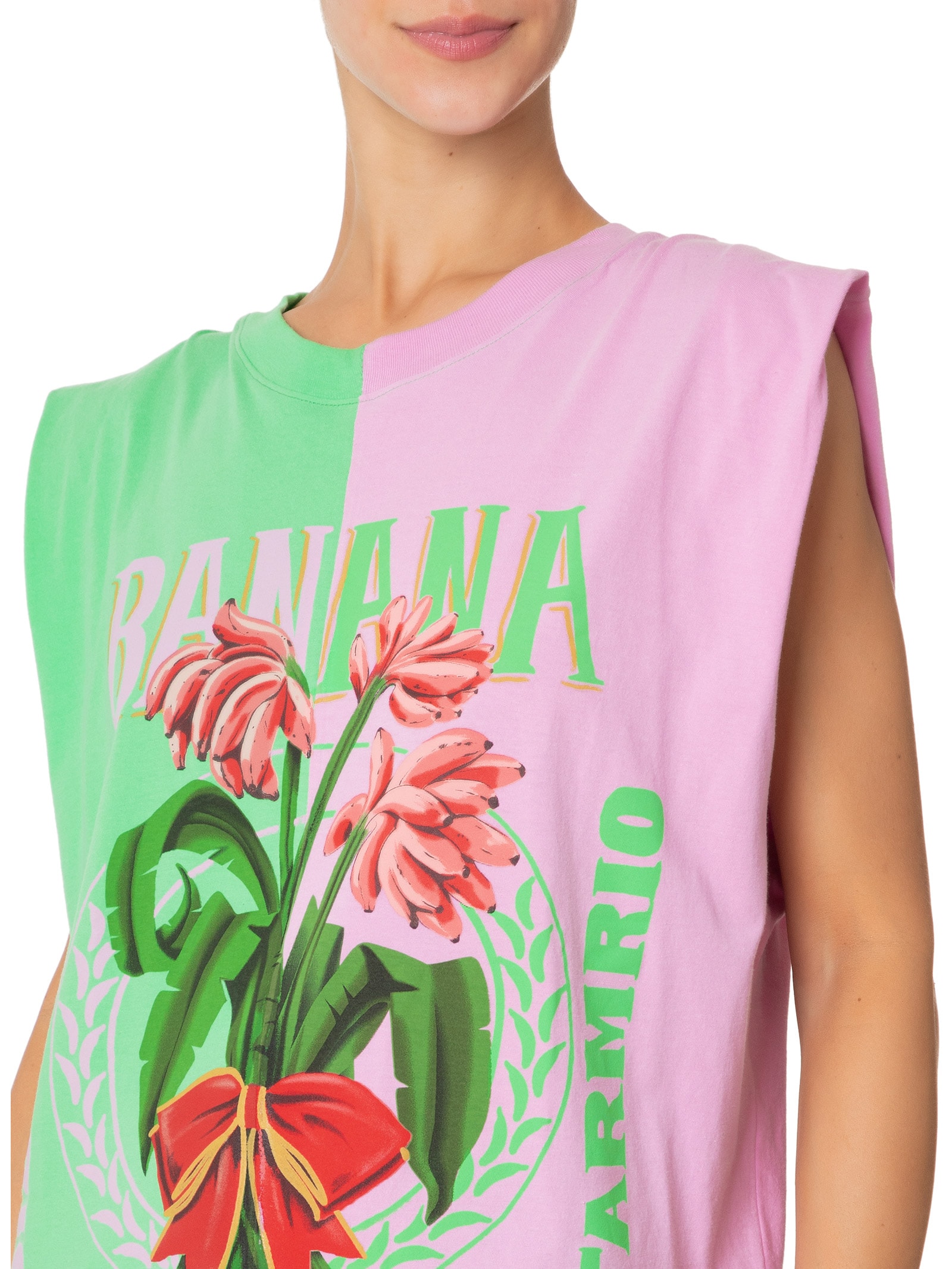 regatas farm estampadas decote v