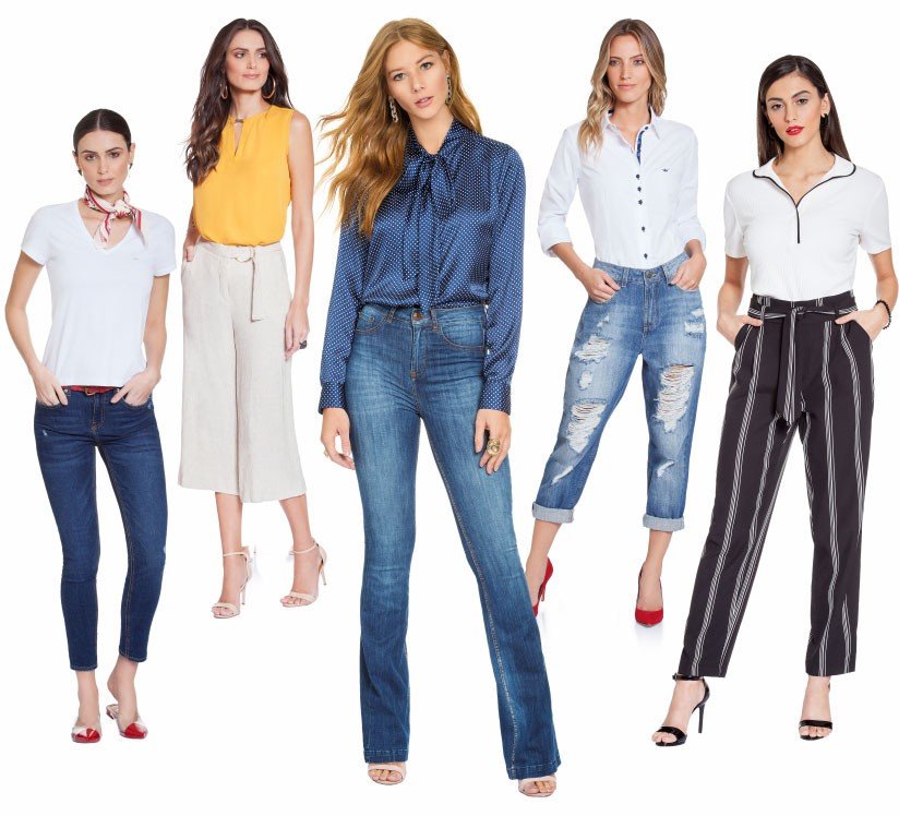 calça social feminina confortável