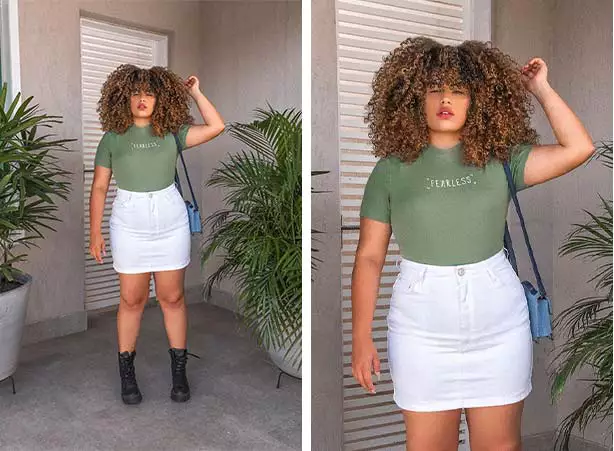 saia branca looks
