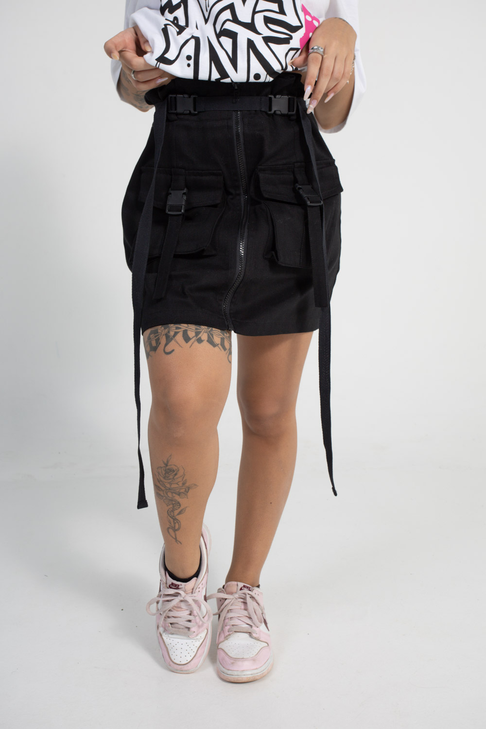erros ao usar bota curta com saia