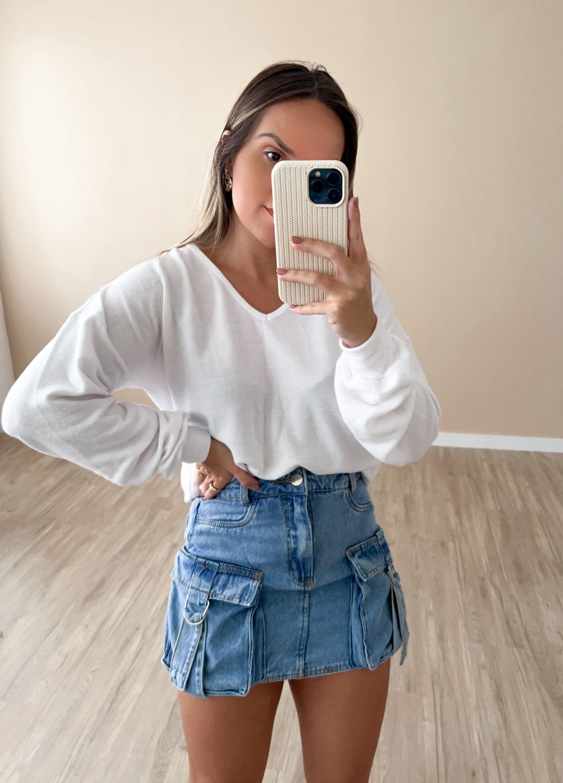 saia cargo jeans inverno