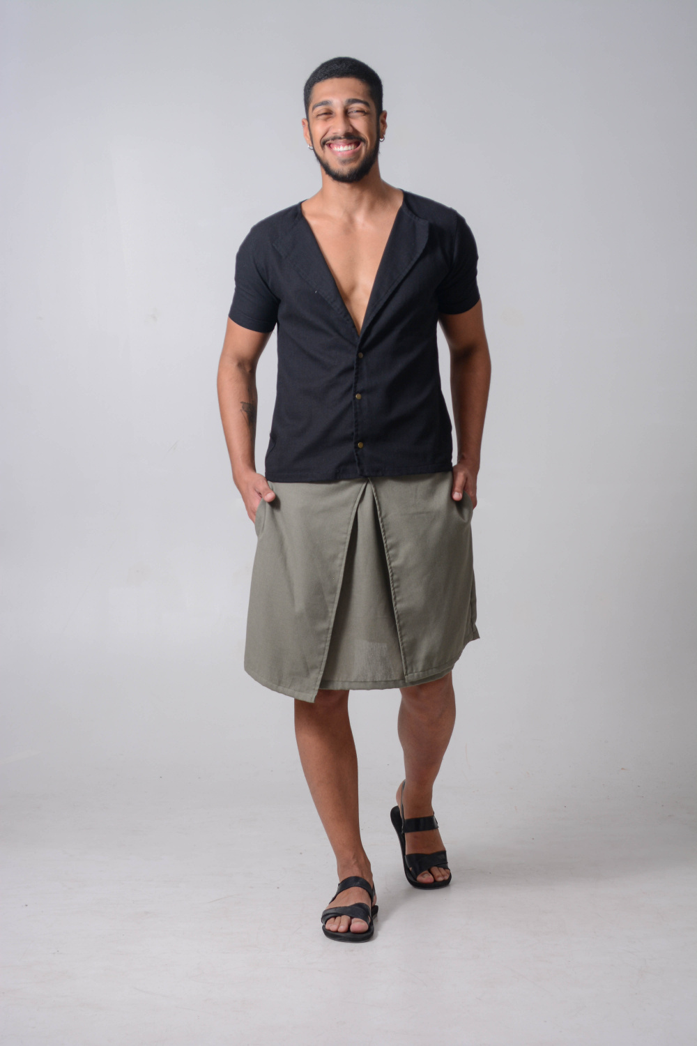 saia de tule com tênis