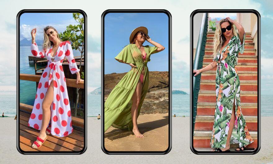 cover-ups de resort sofisticados