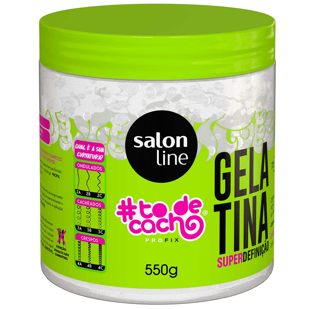 gelatina salon line deixa o cabelo duro?