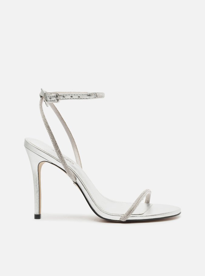 sandália de luxo com strass