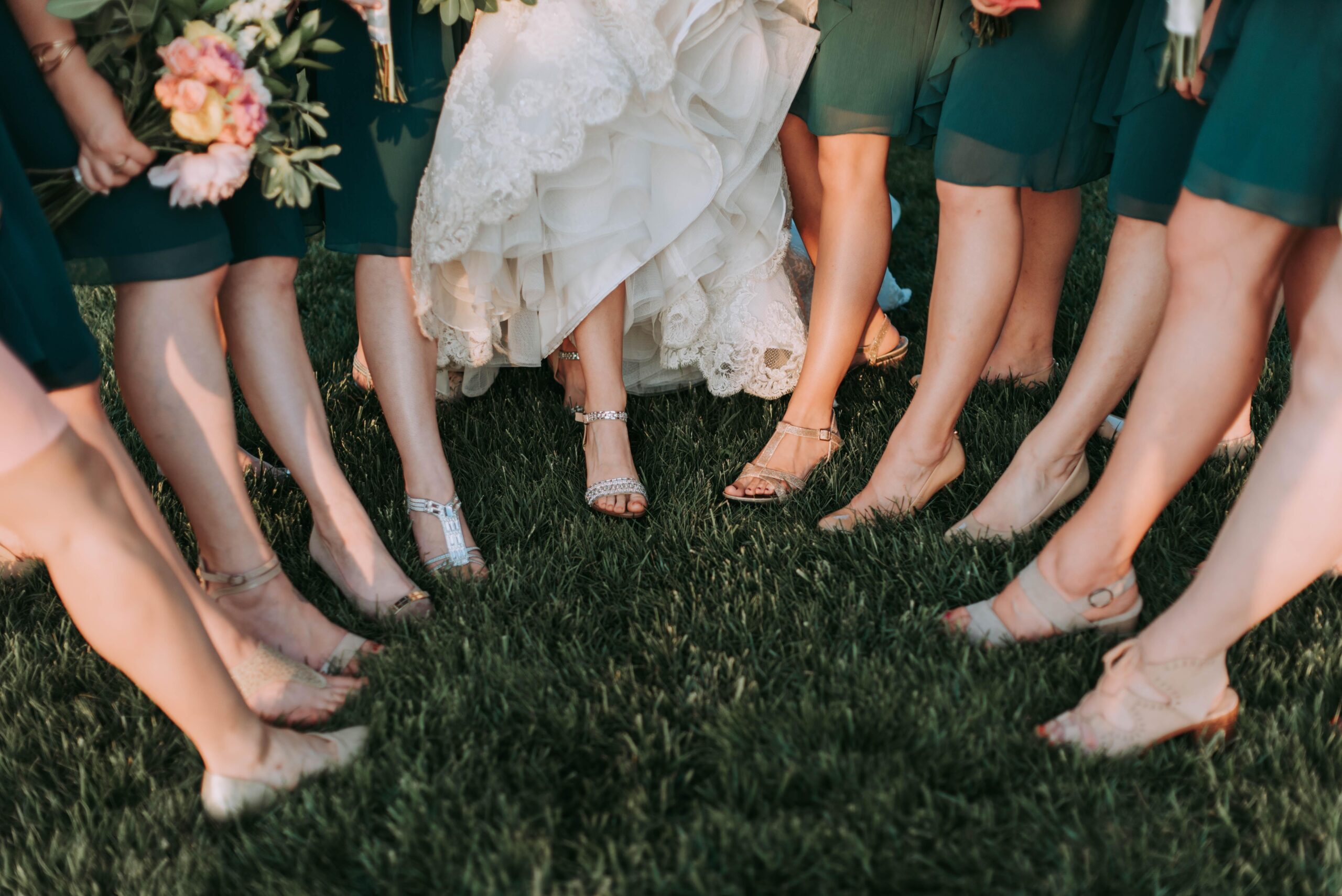 sandália de salto fino para casamento à noite
