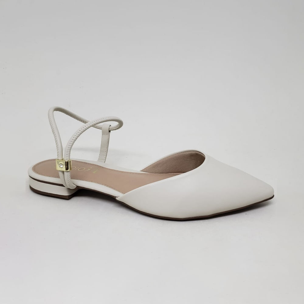 sapatilha slingback preta