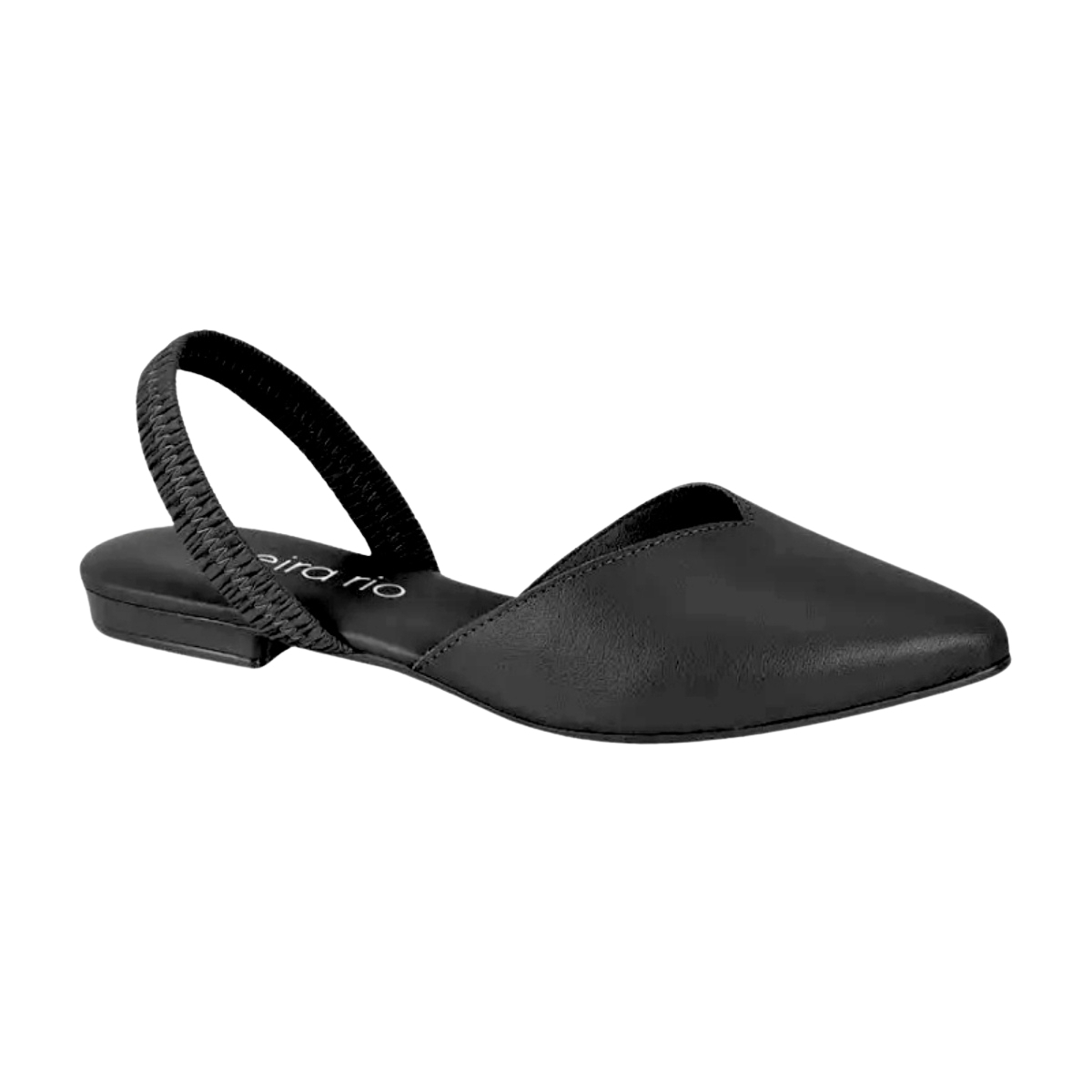 sapatilha slingback em verniz