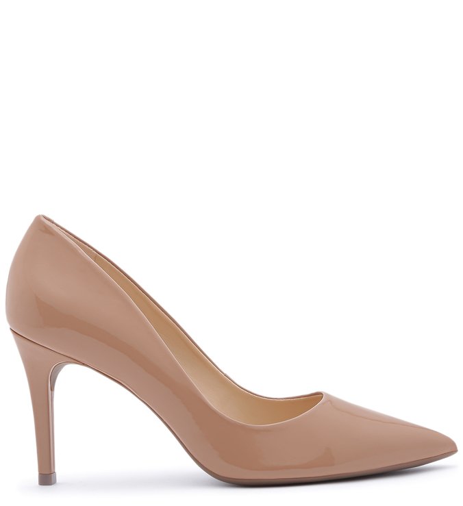 scarpin nude conforto escritório