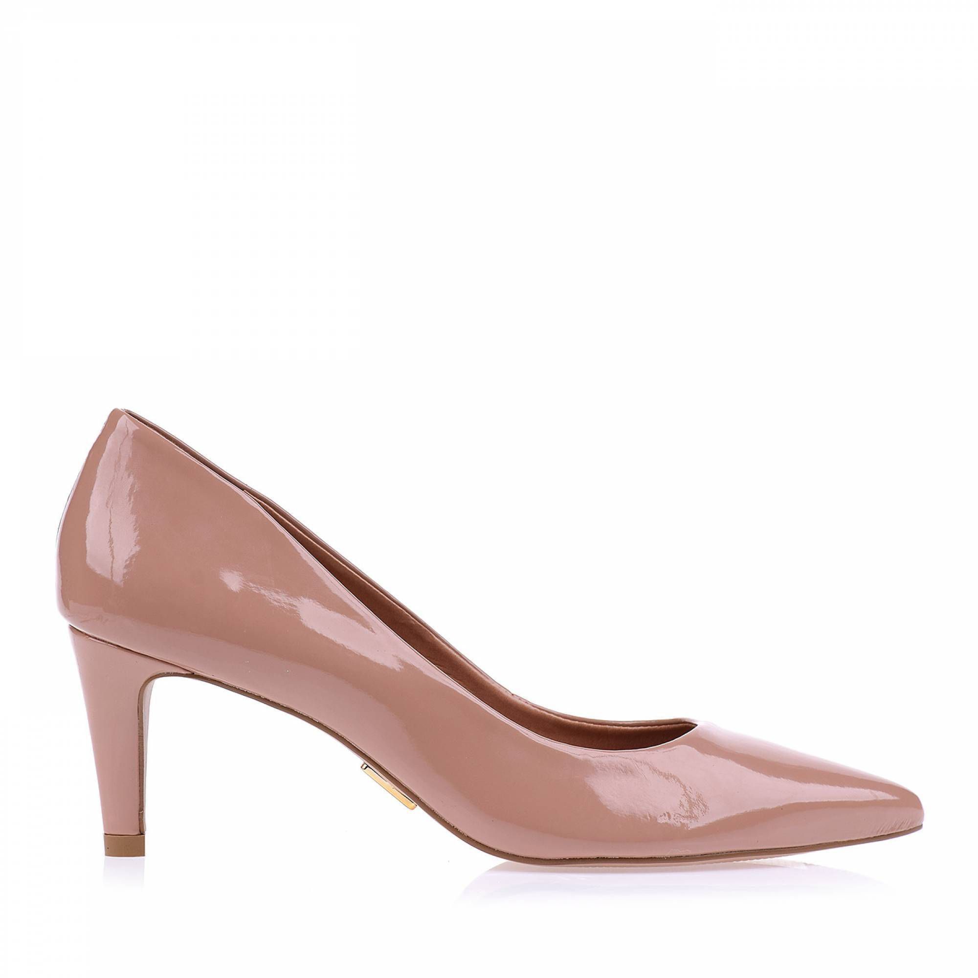 scarpin nude para alongar pernas