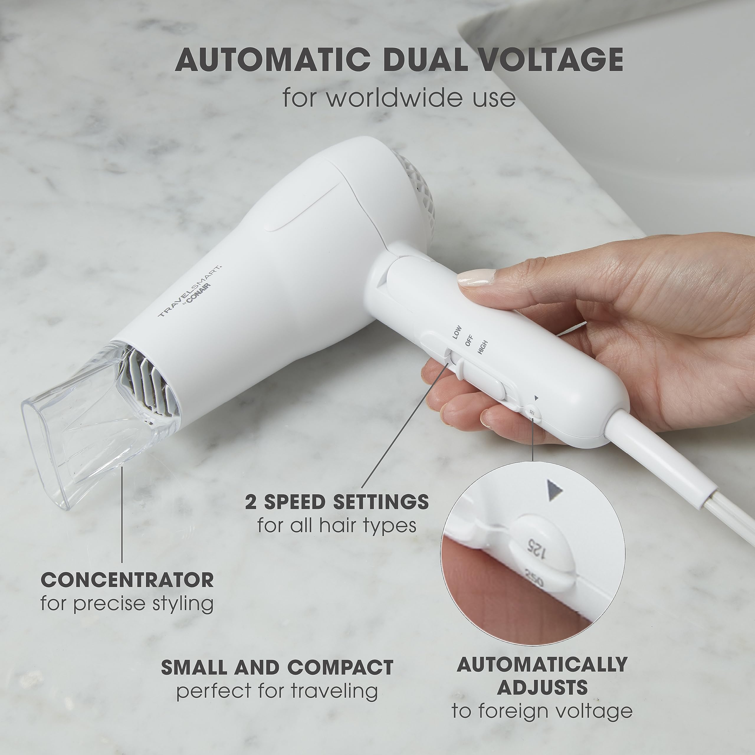 secador de cabelo bivolt para viagem