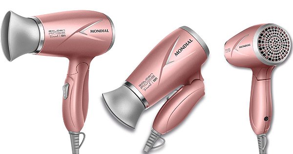 Secador Mondial Golden Rose Bivolt